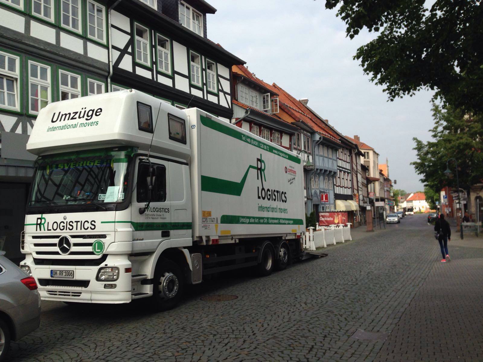 RR Logistics Umzüge aller Art Halteverbotszonen